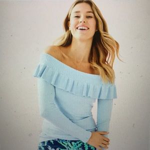 Lilly Pulitzer Siesta Blue sweater xs